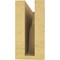 Ekena Millwork 3"W x 9"D x 6"H Classic Greensboro Rough Cedar Woodgrain TimberThane Corbel, Primed Tan CORUR03X09X06GRNRCPR - alternate 2